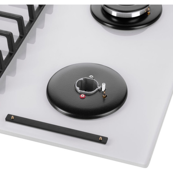 Газовая варочная поверхность Maunfeld EGHG.64.6CW/G (белое стекло) - фото 11