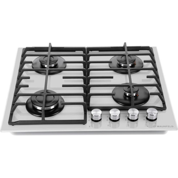 Газовая варочная поверхность Maunfeld EGHG.64.6CW/G (белое стекло) - фото 3