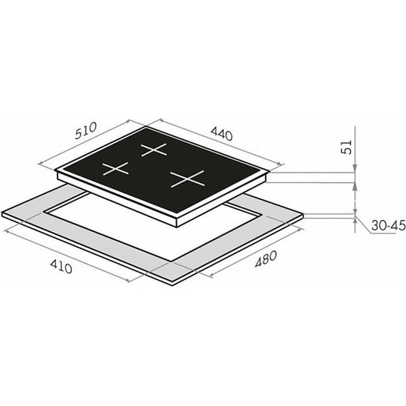 Газовая варочная поверхность Maunfeld EGHS.43.3STS-ES - фото 20
