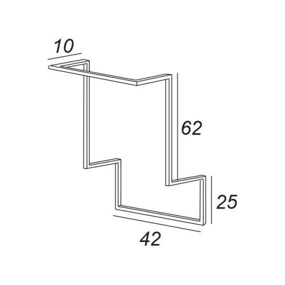 Ножка для мебели Cezares Urban 40396, Nero Opaco - фото, картинка 2 Ножка для мебели Cezares Urban 40396, Nero Opaco - фото 2