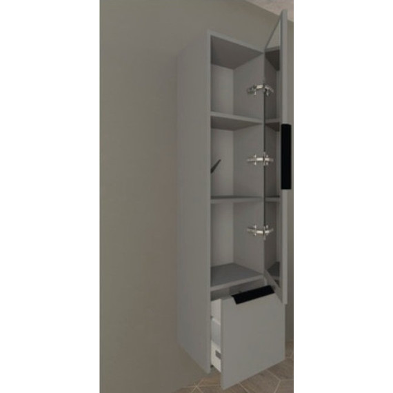 Пенал подвесной Cezares Urban 35 см 55184, Grigio opaco - фото 3