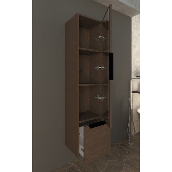 Пенал подвесной Cezares Urban 35 см 55182, Frassino scuro - фото 3