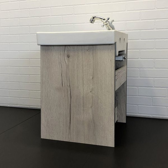 Тумба напольная с раковиной Comforty Вена 45 см, дуб дымчатый - фото, картинка 8 Тумба напольная с раковиной Comforty Вена 45 см, дуб дымчатый - фото 8