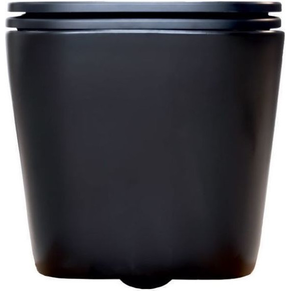 Унитаз подвесной безободковый Sole Cube 2 Black с крышкой микролифт, Цвет производителя: чёрный - фото, картинка 2 Унитаз подвесной безободковый Sole Cube 2 Black с крышкой микролифт, Цвет производителя: чёрный - фото 2