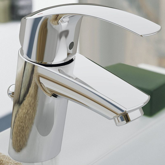 Набор смесителей 3 в 1 для ванны с коротким изливом Grohe Eurosmart 124446 - фото 7