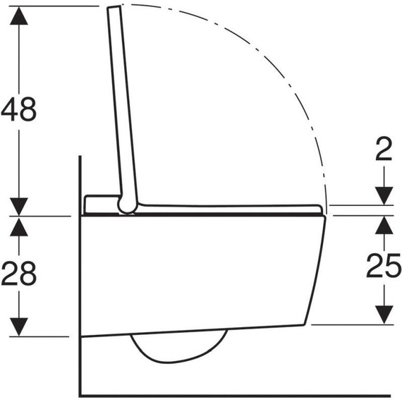Унитаз-биде подвесной безободковый Geberit AquaClean Sela 146.224.11.1 с крышкой микролифт (панель - белая) - фото, картинка 11 Унитаз-биде подвесной безободковый Geberit AquaClean Sela 146.224.11.1 с крышкой микролифт (панель - белая) - фото 11