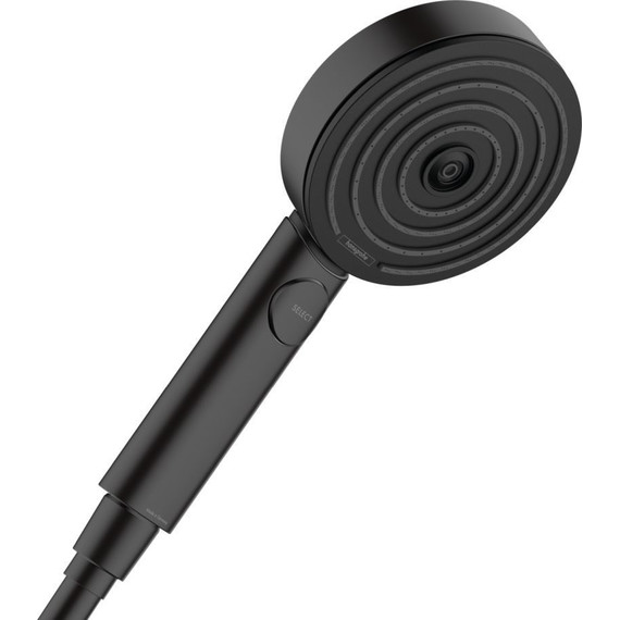 Ручной душ Hansgrohe Pulsify Select 105 3jet Relaxation 24110670, черный матовый - фото 