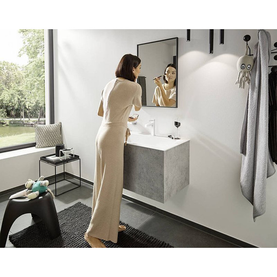 Смеситель для раковины Hansgrohe Finoris 76010700, белый матовый - фото 2