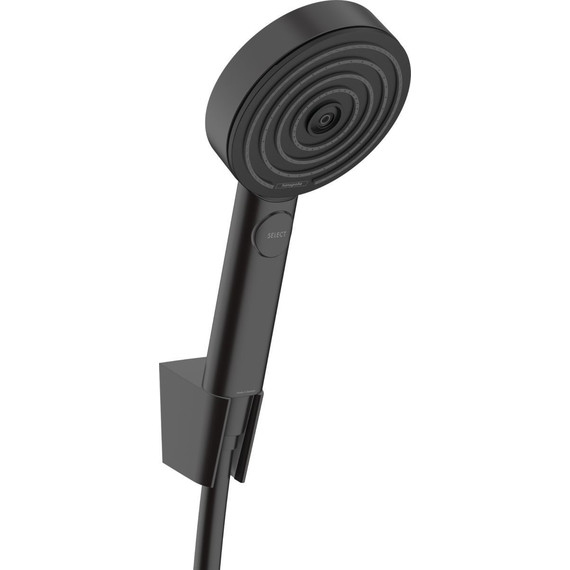 Душевой гарнитур Hansgrohe Pulsify Select 105 3jet Relaxation 24303670, черный матовый - фото 