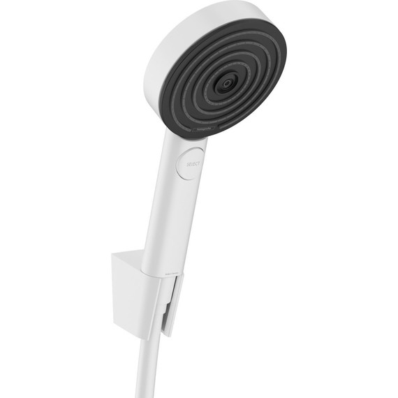 Душевой гарнитур Hansgrohe Pulsify Select 105 3jet Relaxation 24303700, белый матовый - фото 