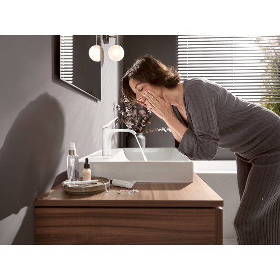 Смеситель для раковины Hansgrohe Vivenis 75022700, белый матовый - фото 2