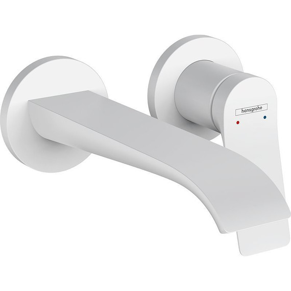 Смеситель для раковины настенный Hansgrohe Vivenis 75050700, белый матовый - фото 