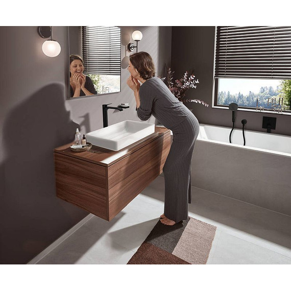Ручной душ Hansgrohe Pulsify Select 105 3jet Activation 24100670, черный матовый - фото 2
