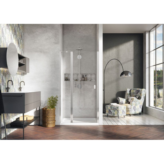 Душевая дверь Radaway Nes 8 DWJ II 120 см 10083120-01-01L (стекло 8 мм), хром/прозрачное - фото 2