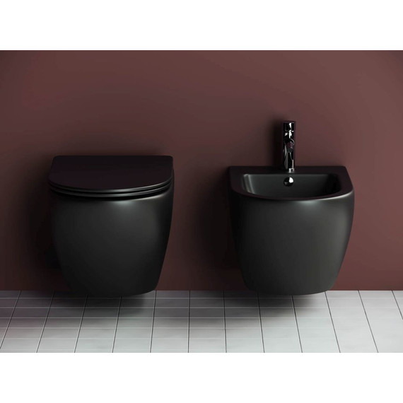 Инсталляция с подвесным унитазом комплект: Grohe Rapid SL 38772001 с подвесным унитазом Ceramica Nova Metropol Rimless CN4002MB сиденье микролифт, крепление, кнопка смыва хром - фото 14