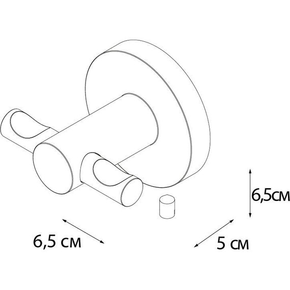 Двойной крючок Fixsen Hotel FX-31005C - фото 4