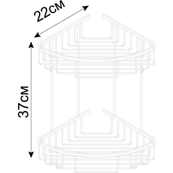 Полка угловая Fixsen Hotel FX-31051-2 - фото 3