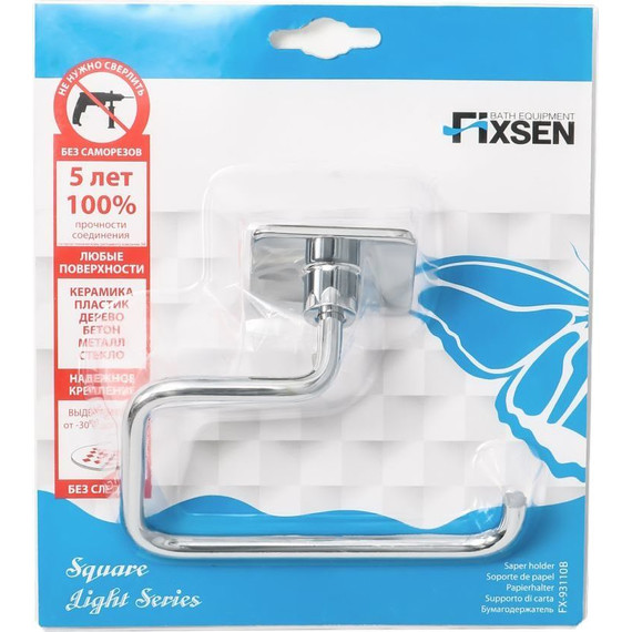 Держатель для туалетной бумаги Fixsen Square FX-93110B - фото 2