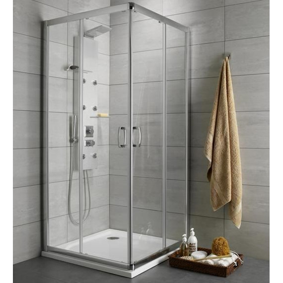 Душевое ограждение Radaway Premium Plus D 90x100 см 30436-01-01N, хром/прозрачное - фото 