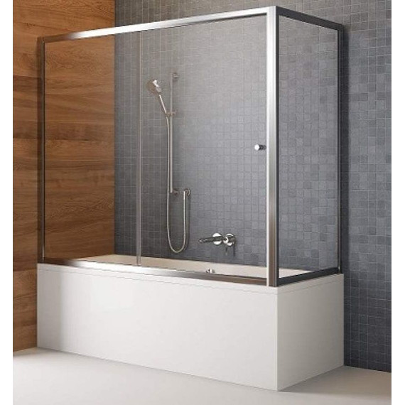 Шторка для ванны Radaway Vesta DWJ+S 180x75 см, хром/прозрачное - фото 