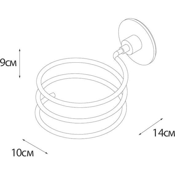 Держатель для фена Fixsen Round FX-92119 - фото 3