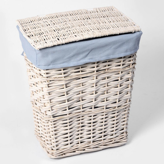 Корзина для белья WasserKraft Lippe 50 см WB-450-L, цвет белый - фото 2