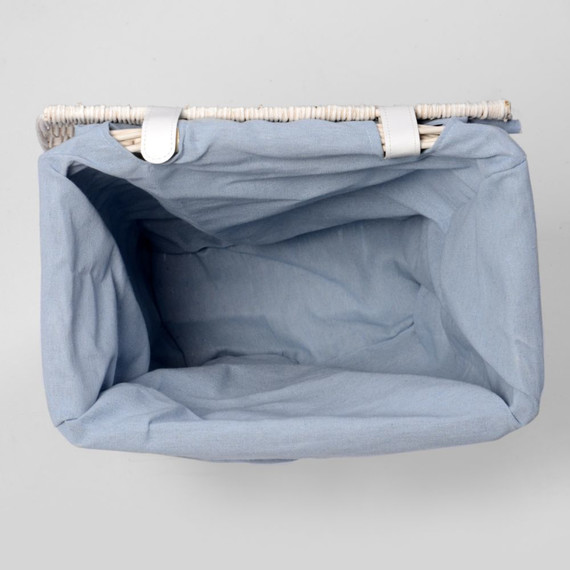 Корзина для белья WasserKraft Lippe 50 см WB-450-L, цвет белый - фото 5