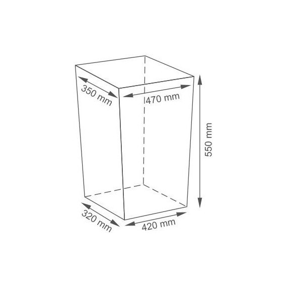 Корзина для белья WasserKraft Isar 47 см WB-130-L, цвет тёмно-коричневый - фото 9