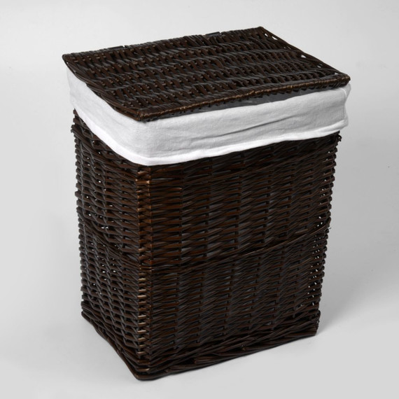 Корзина для белья WasserKraft Isar 41 см WB-130-M, цвет тёмно-коричневый - фото 3