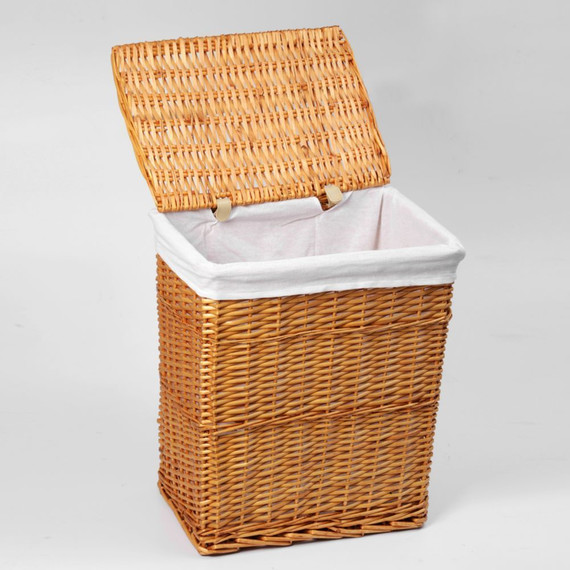 Корзина для белья WasserKraft Ammer 39 см WB-370-M, цвет светло-коричневый - фото 3