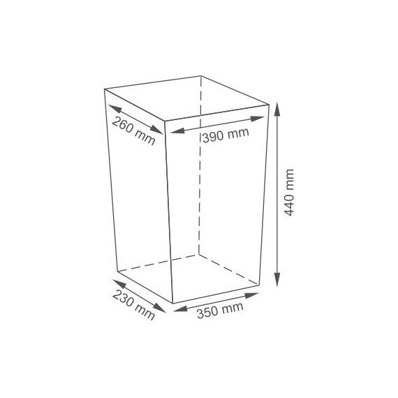 Корзина для белья WasserKraft Ammer 39 см WB-370-M, цвет светло-коричневый - фото 8