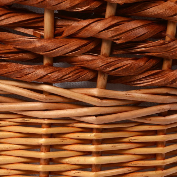 Корзина для белья WasserKraft Main 43 см WB-410-L, цвет светло-коричневый - фото 4