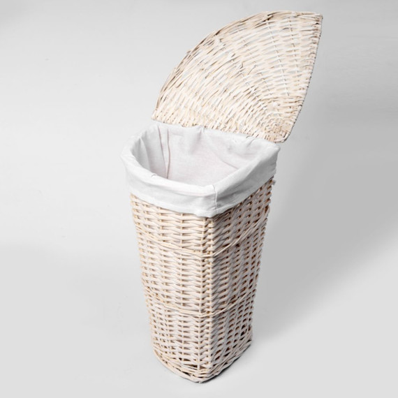 Корзина для белья WasserKraft Vils 32 см WB-560-M, цвет белый - фото 4