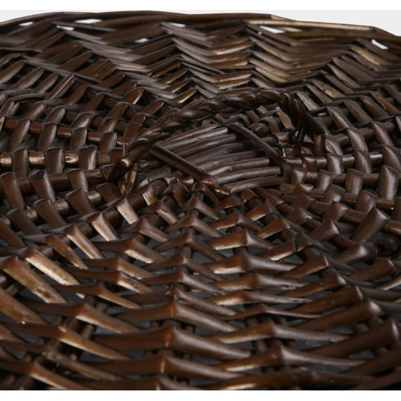 Корзина для белья WasserKraft Elbe 45 см WB-740-L, цвет тёмно-коричневый - фото 5
