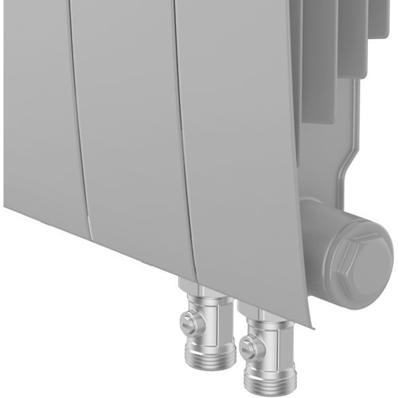 Радиатор Royal Thermo BiLiner 350 VD Silver Satin 800х430 мм (10 секций) - фото 3