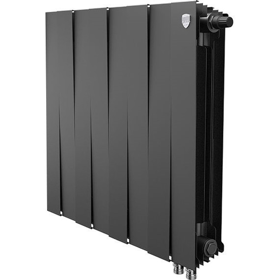 Радиатор Royal Thermo Piano Forte 500 VD Noir Sable 640х590 мм (8 секций) - фото 