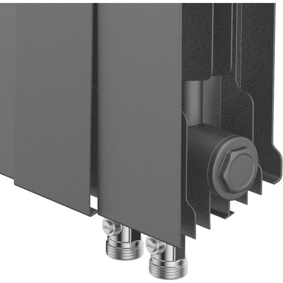 Радиатор Royal Thermo Piano Forte 500 VD Noir Sable 640х590 мм (8 секций) - фото 4