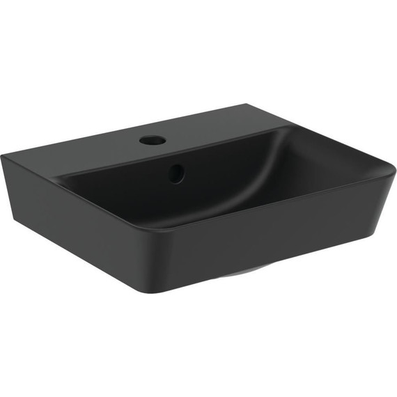 Раковина подвесная Ideal Standard Connect Air 40 см E0307V3, черный матовый - фото 