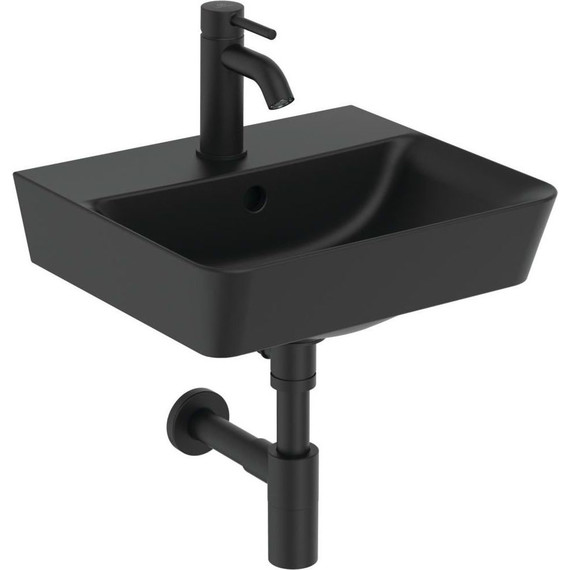 Раковина подвесная Ideal Standard Connect Air 40 см E0307V3, черный матовый - фото 2