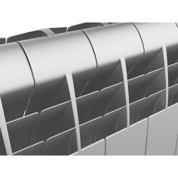 Радиатор Royal Thermo Biliner 350 Silver Satin 640х430 мм (8 секций) - фото 3