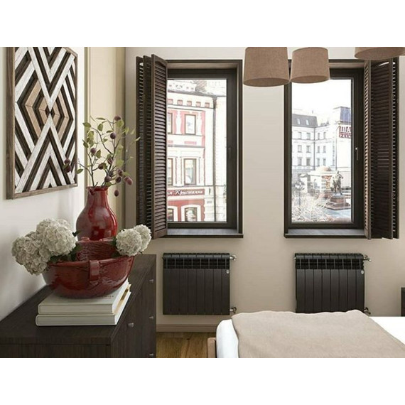 Радиатор Royal Thermo BiLiner 500 Noir Sable 640х570 мм (8 секций) - фото 5