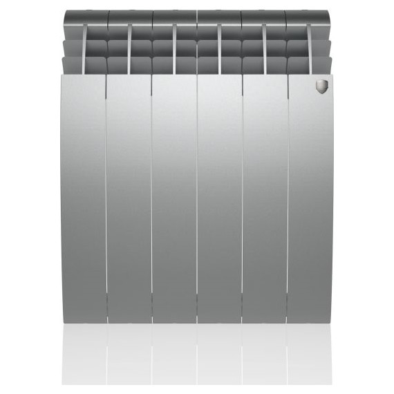 Радиатор Royal Thermo BiLiner 500 Silver Satin 480х570 мм (6 секций) - фото 2