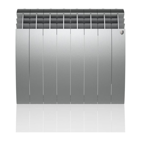 Радиатор Royal Thermo BiLiner 500 Silver Satin 640х570 мм (8 секций) - фото 2