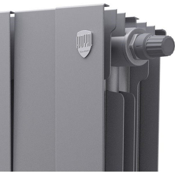 Радиатор Royal Thermo Piano Forte 500 VD Silver Satin 480х590 мм (6 секций) - фото 3