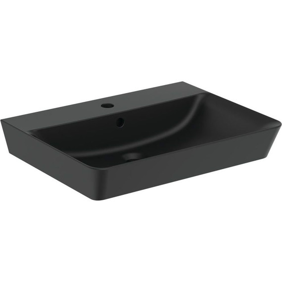 Раковина подвесная Ideal Standard Connect Air 60 см E0298V3, черный матовый - фото 