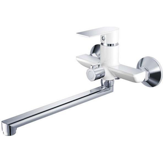 Смеситель для ванны Haiba HB22505-8, белый/хром - фото 