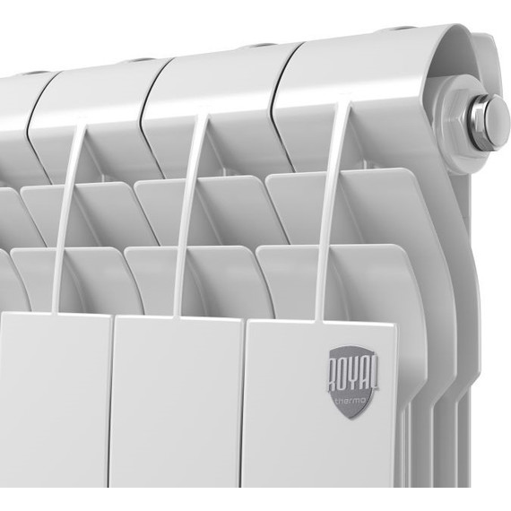 Радиатор Royal Thermo Biliner Alum 500 Bianco Traffico 970х580 мм (12 секций) - фото 3