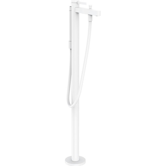 Смеситель для ванны Hansgrohe Finoris 76445700, белый матовый - фото 