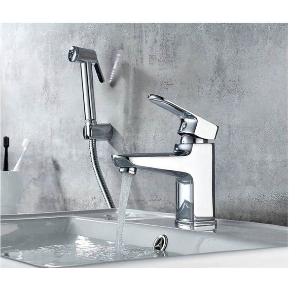 Смеситель для раковины с лейкой для биде Ledeme L1254 - фото, картинка 2 Смеситель для раковины с лейкой для биде Ledeme L1254 - фото 2