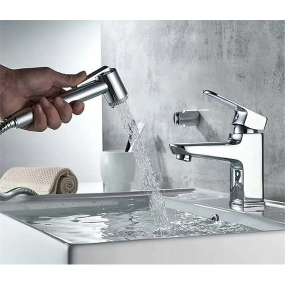 Смеситель для раковины с лейкой для биде Ledeme L1254 - фото, картинка 3 Смеситель для раковины с лейкой для биде Ledeme L1254 - фото 3